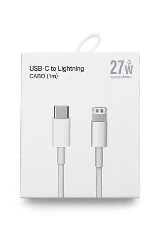 USB-C TO LIGHTNING CABO(1m) 27w super rapida LEON