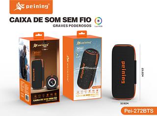 CAIXA DE SOM SEM FIO GRAVES PODEROSOS 30W ALTA POTENCIA PEINING