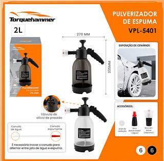 PULVERIZADOR DE ESPUMA TORQUEHAMMER