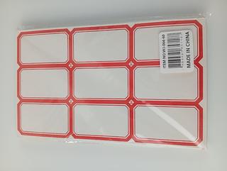 CARTELA DE ETIQUETAS DE PREÇO PRICE TAG YUZHIYOUYUAN