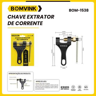 CHAVE EXTRATOR DE CORRENTE 420-530MM BOMVINK
