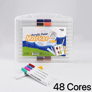 CANETA HIDROGRÁFICA ACRYLIC PAINT MARKER 48COLOURS (7897064260487)