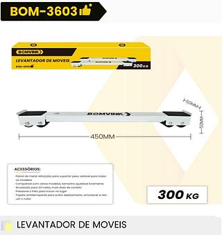 LEVANTADOR DE MOVEIS BOMVINK