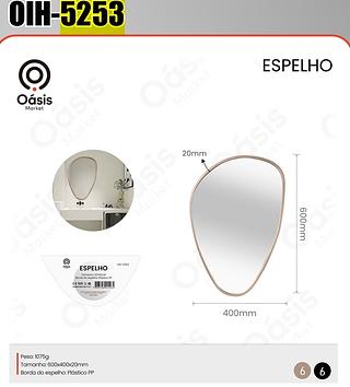 ESPELHO DE PAREDE 60CM OASIS MARKET