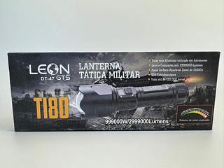LANTERNA TATICA MILITAR T180 999000W/2999000LUMENS LEON GTS