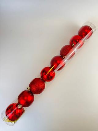 ENFEITE DE NATAL BOLAS DE ÁRVORE 8 OÁSIS MARKET