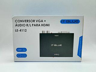 CONVERSOR VGA+AUDIO R/L PARA HDMI IT-BLUE
