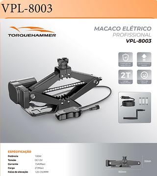 MACACO ELETRICO PROFISSIONAL TURBO 2T TORQUEHAMMER