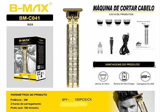MAQUINA DE CORTAR CABELO PROFISSIONAL B-MAX