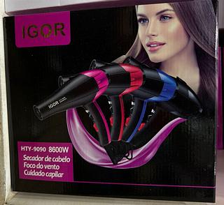 SECADOR DE CABELO 8600WATTS IGOR