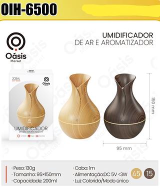 UMIDICADOR DE AR E AROMATIZADOR 200ML OÀSIS MARKET