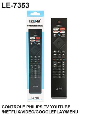 CONTROLE REMOTO PHILIPS TV COM NETFLIX LELONG