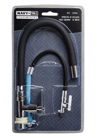 TORNEIRA DE SILICONE PARA COZINHO - DE MESA NAVY+TOOLS