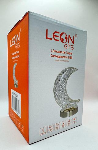 LAMPADA DE TOQUE CARREGAMENTO USB LEON GTS