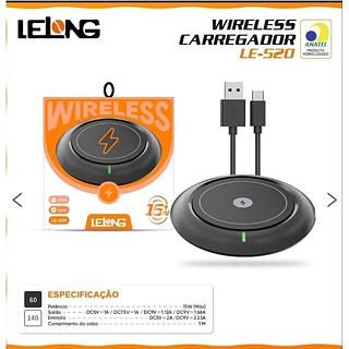 CARREGADOR WIRELESS 15W ALTA PONTENCIA LELONG