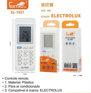 CONTROLE REMOTO ELEVTROLUX ELETRO