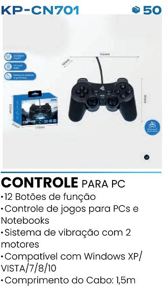 CONTROLE PARA PC USB KNUP