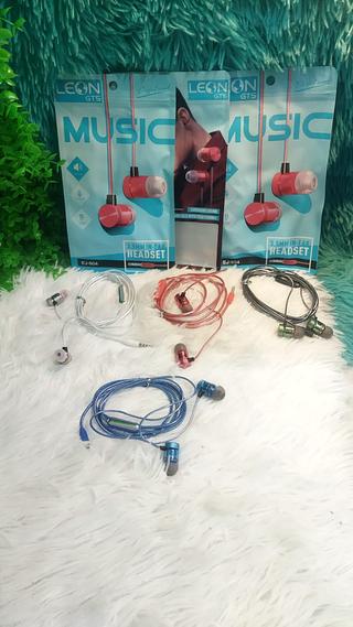 FONE DE OUVIDO ESTEREO JACK DE PORTA DE 3.5MM LEON GTS