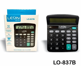 CALCULADORA ELETRONICA 12 DIGITOS LEON