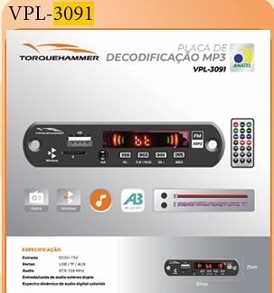 PLACA DE DECODIFICAO MP3 AB LINK LELONG