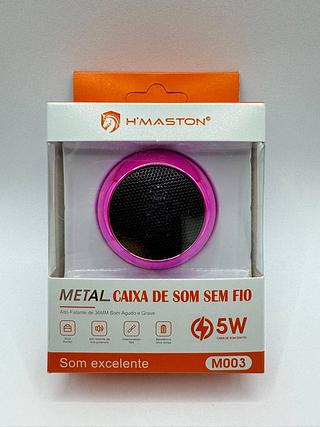 MINI CAIXA DE SOM HMASTON
