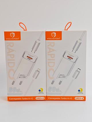 CARREGADOR TURBO A+C 60W HMASTON