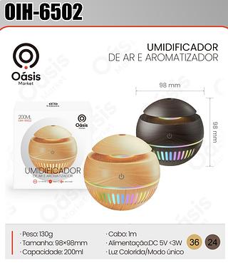 UMIDICADOR DE AR E AROMATIZADOR 200ML OÀSIS MARKET