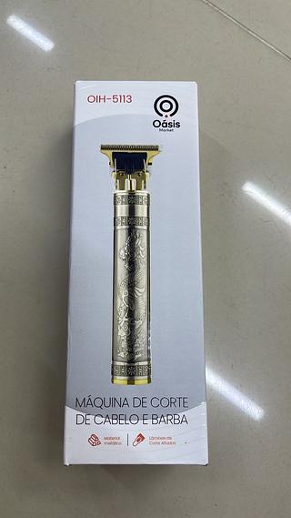 MAQUINA DE CORTE DE CABELO E BARBA OASIS MARKET