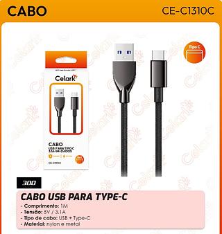 CABO USB 3.1A-1M-DADOS CELARK