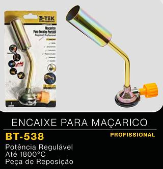 MAÇARICO PARA ENCAIXE PORTATIL B-TEK FERRAMENTAS