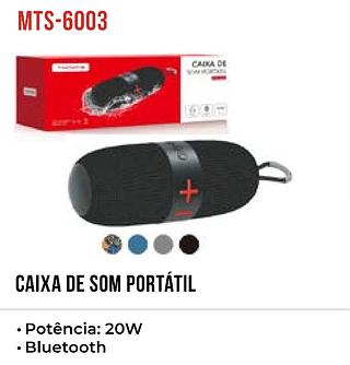 CAIXA DE SOM PORTATIL 20W TOMATE