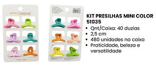 MINI PIRANHAS DE CABELO (PACOTE) NAVY+ESSENCIAL