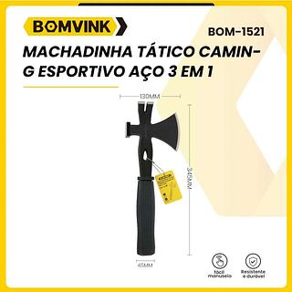 MACHADINHA TATICO CAMPING ESPORTIVO AÇO 3 EM 1 BOMVINK