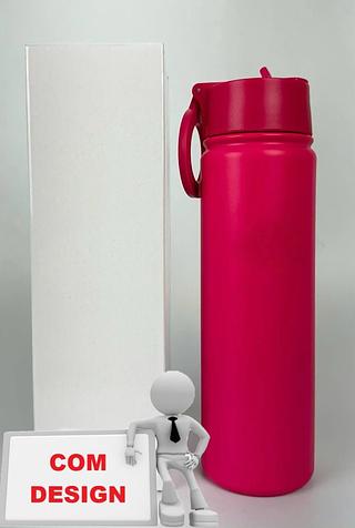 GARRAFA TERMICA 700ML(COM DESIGN)