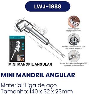 MINI MANDRIL ANGULAR PARA PARAFUZADEIRA LUATEK