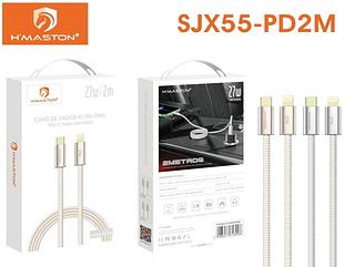 CABO DE DADOS ULTRA-FINO TIPO-C PARA LIGHTNING 27W/2M H'MASTON