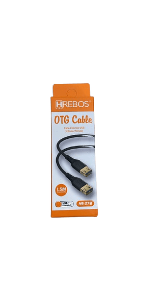 OTG CABLE CABO EXTENSOR USB 1.5M HREBOS
