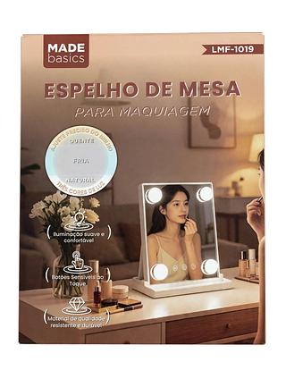 ESPELHO DE MESA PARA MAQUIAGEM MADE BASICS