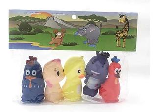 Brinquedos De Banho Galinha Pintadinha - Kit Com 05