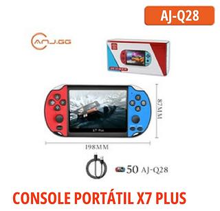 CONSOLE DE VIDEOGAME PORTÁTIL X7 PLUS
