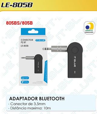 ADAPTADOR RECEPTOR ÁUDIO BT IT-BLUE