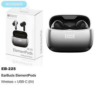 ELEMENTPODS EARBUDS WIRELESS HREBOS PREMIUM