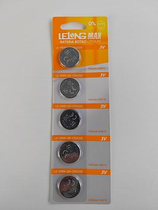 BATERIA BOTAO LITHIUM 3V CR2025 LELONG