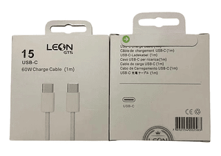 15 USB-C 60W CHARGE CABLE (1M) LEON GTS