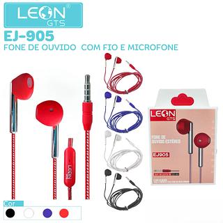 FONE DE OUVIDO ESTEREO JACK DE PORTA DE 3.5MM LEON GTS