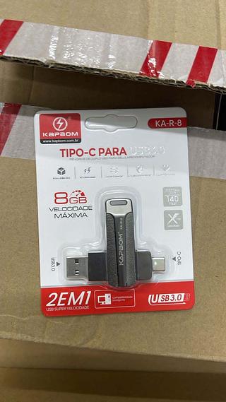 PENDRIVE 8GB TIPO-C PARA USB3.0 KAPBOM