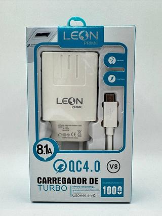CARREGADOR DE TURBO 8.1A QC4.0 LEON PRIME