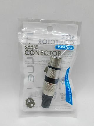 CONECTOR XLR FEMEA SERIE IT-BLUE