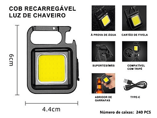 SINALIZADOR USB MULTIFUNÇOES LED FAROL LEON GTS