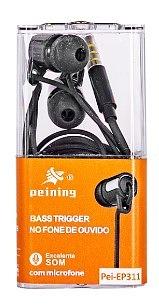 BASS TRIGGER NO FONE DE OUVIDO COM MICROFONE PEINING